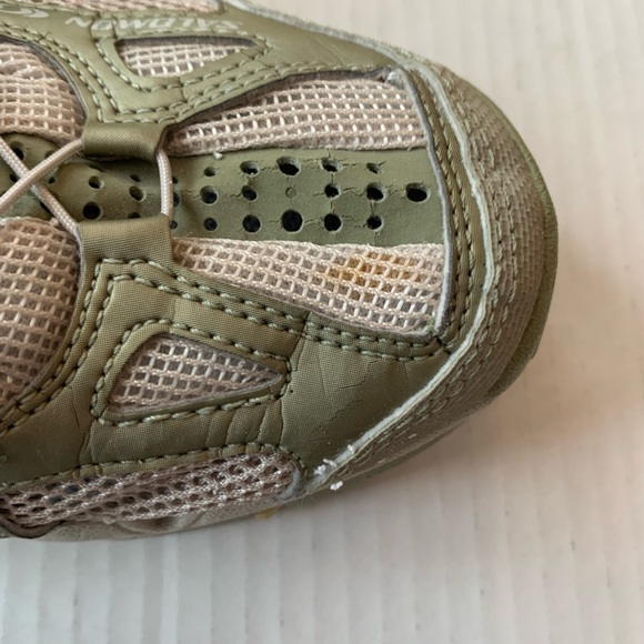 Salomon Tech-Amphibian Women Sz 9 Green Hiking Trail Contragrip Shoes - Picture 8 of 11